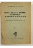 Jodłowski St. - Zasady pisowni polskiej i interpunkcji ze słownikiem ortograficznym, 1936 r.