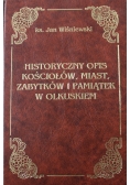 Historyczny opis kościołów miast zabytków i pamiątek w Olkuskiem Reprint z 1933 r.