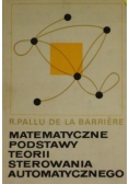 Barriere - Matematyczne podstawy teorii sterowania automatycznego