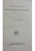 Inteligencja kwiatów, 1922 r.