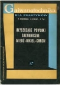 Błyszczące powłoki galwaniczne miedź-nikiel-chrom