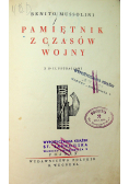 Pamiętnik z czasów wojny 1931 r.
