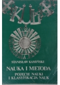 Nauka i metoda Pojęcie nauki i klasyfikacja nauki