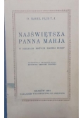 Najświętsza Panna Marja, 1934r.