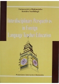 Interdisciplinary Perspectives in Foreign Language Teacher Education