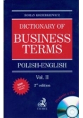 Dictionary of Business Terms Polish English tom 2 + CD