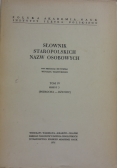 Słownik staropolskich nazw osobowych