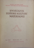 Kwartalnik Historii Kultury Materialnej ,Nr 4