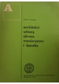 Architekci włoscy okresu manieryzmu i baroku