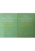 Folia linguistica Acta Societatis Linguisticae Europaeae. Zestaw 2 książek
