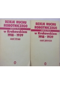 Dzieje ruchu robotniczego.Zestaw 2 książek