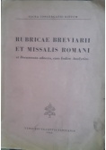 Rubricae breviarii et missalis romani