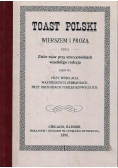 Toast Polski wierszem i prozą , reprint z 1896 r.