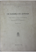 Od Husserla do Levinasa