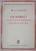 Co robic palące zagadnienia naszego ruchu