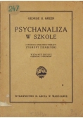 Psychoanaliza w szkole