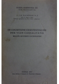 De cognitione Exsistentiae dei per viam causalitatis - 1936 r.