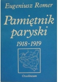 Pamiętnik paryski 1918-1919