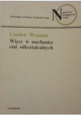 Więzy w mechanice ciała odkształcalnych