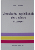 Monarchiczne i republikańskie głowy państwa w Europie