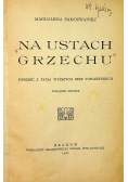 Na ustach grzechu 1922 r