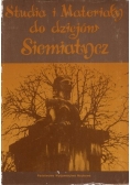 Studia i materiały do dziejów Siemiatycz