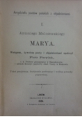 Marya, 1884r.