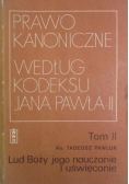 Prawo Kanoniczne Według Kodeksu Jana Pawła II Tom II