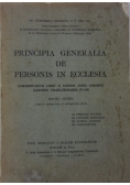 Principia Generalia de Personis in Ecclesia