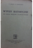 Wypisy historyczne do nauki dziejów starożytnych, 1928 r.