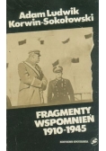 Fragmenty wspomnień 1910-1945