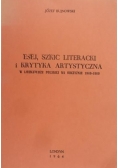 Esej, szkic literacki i krytyka artystyczna