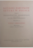 Katalog zabytków sztuki w Polsce tom I, zeszyt 4