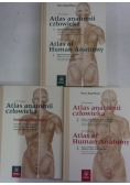 Atlas anatomii człowieka, tom I i II + indeksy