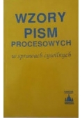 Wzory pism procesowych w sprawach cywilnych