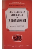 Les Cadres Sociaux de la connaissance