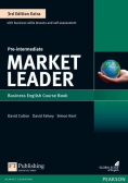 Pre-intermediate Market Leader business English Course book + płyta CD