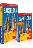 Barcelona explore! Guide 3w1: przewodnik + atlas + mapa