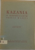 Kazania O Niepokalanym Sercu Maryi, 1946 r.