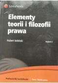Elementy teorii i filozofii prawa