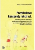Przykładowe konspekty lekcji wf.
