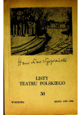 Listy teatru polskiego Nr 30
