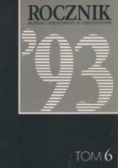 Rocznik muzeum okręgowego w Częstochowie Tom 6