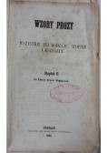 Wzory Prozy na wszystkie jej rodzaje. Stopień II, stopnie i kształty, 1856 r.