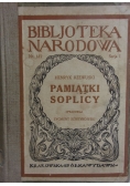 Pamiątki Soplicy, 1928 r.