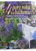 4 pory roku na balkonie