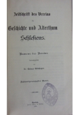 Zeitschrisch des Vereins für Geschichte und Alterthum Schlesiens, 1894 r.