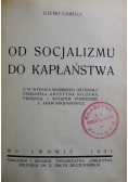 Od socjalizmu do kapłaństwa, 1931 r.