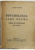 Psychologia jako nauka 1947 r.