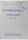 Onomastica rocznik XXVIII
